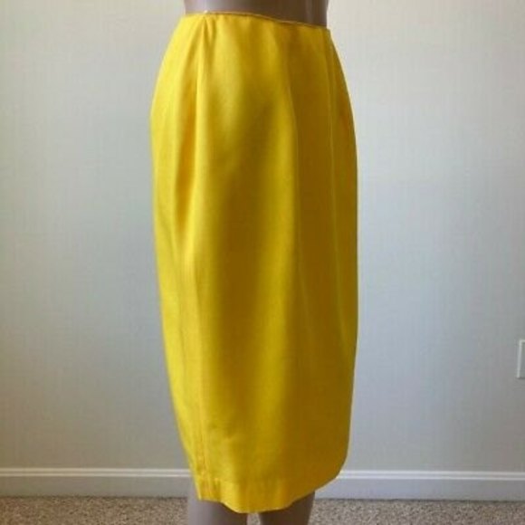 Vintage Jimmy Garcia Retro Skirt New York Women 4 Button Accent Pencil Straight - Picture 2 of 12